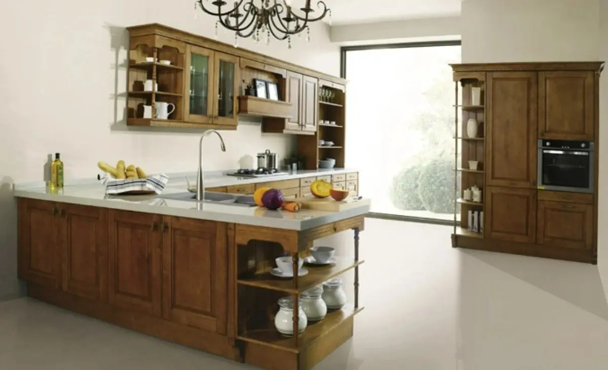 کابینت طرح چوب نئوکلاسیک