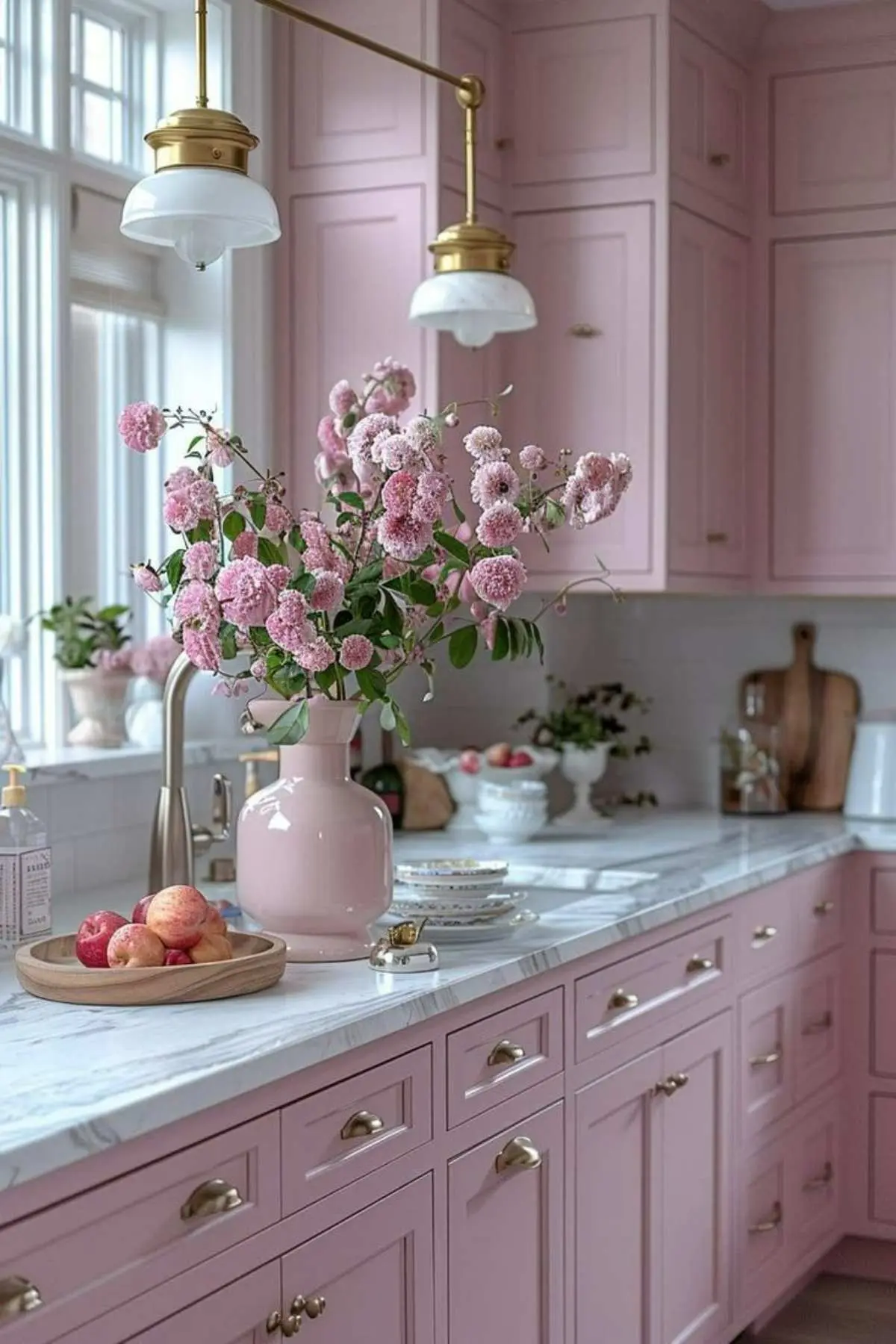 کابینت نئوکلاسیک صورتی
