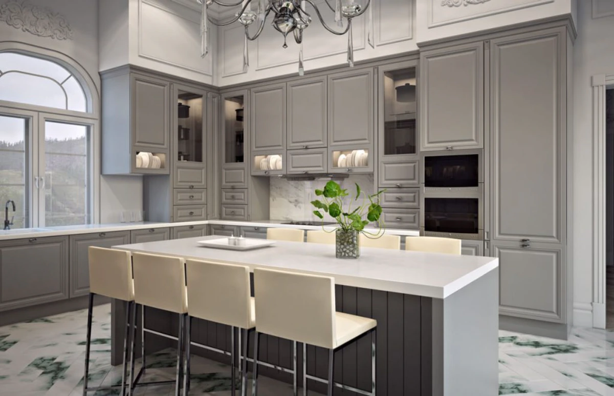 کابینت نئوکلاسیک طوسی