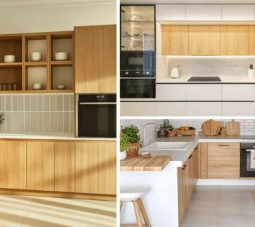 تصویر شاخص سه تا از کابینت ام دی اف عسلی
