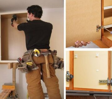 تعویض درب کابینت ام دی اف و جایگزینی آن با درب جدید