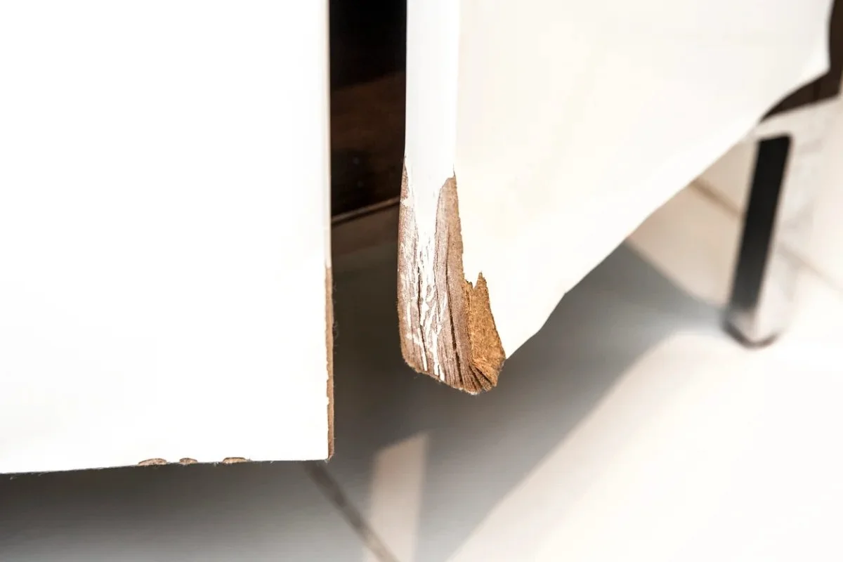 تعویص درب کابینت به دلیل بادخوردگی یا فرسودگی