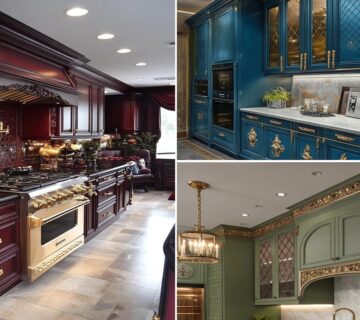 تصویر شاخص مدل کابینت کلاسیک با رنگ‌های خاص و جذاب